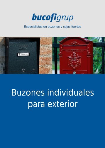 Buzones individuales para exterior - Bucofigrup