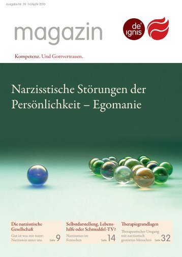 Narzisstische StÃ¶rungen der PersÃ¶nlichkeit â Egomanie - de'ignis ...