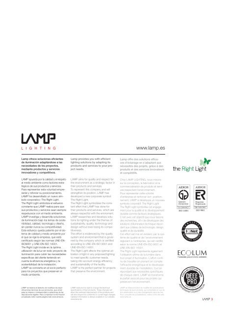 Sistemas de iluminación sanitarios 08/2010 (PDF) - Lamp