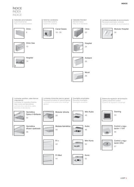 Sistemas de iluminación sanitarios 08/2010 (PDF) - Lamp