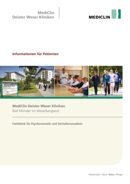 Informationen für Patienten MediClin Deister Weser Kliniken Bad ...