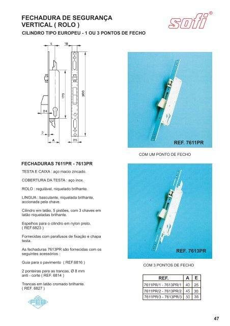 Sofi Product Catalog