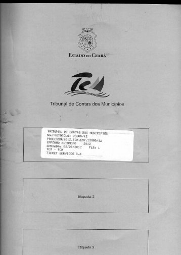 Processo de Pagamento - TCM-CE