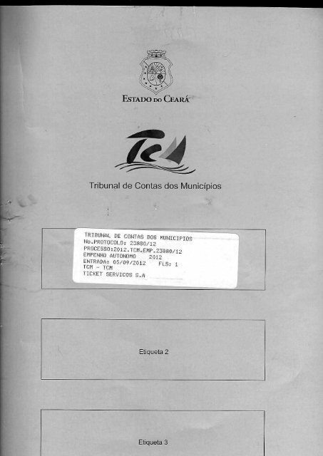 Processo de Pagamento - TCM-CE