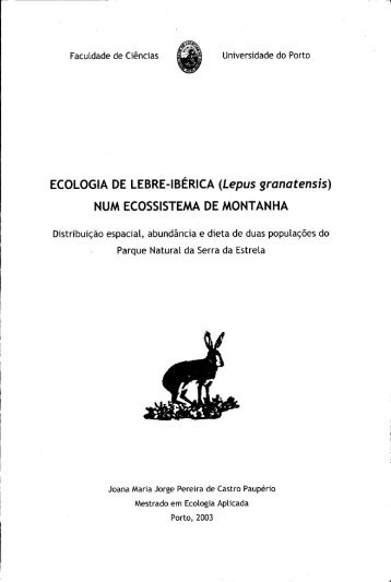 ECOLOGIA DE LEBRE-IBÉRICA (Lepus sranatensis) NUM ...