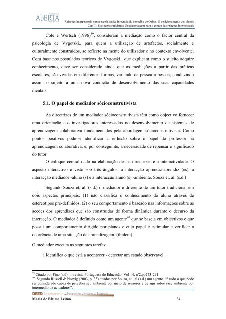 Dissertação M. Fátima Leitão.pdf - Universidade Aberta