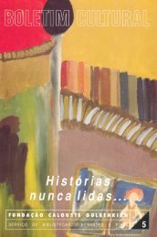 Leitura Gulbenkian - Fundação Calouste ...