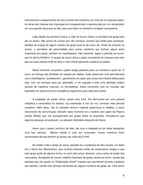 OS INSTRUMENTOS DE RELAÇÕES PÚBLICAS DA IGREJA ...
