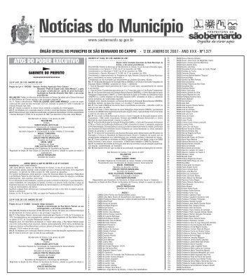 Edição 1377.pmd - Prefeitura de São Bernardo
