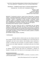 1-organizar - o primeiro passo para o controle empresarial - UniFil