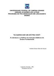 Andréa Grace Silva - Programa de Pós-Graduação em Linguagem e ...