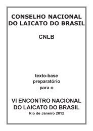 Texto-Base preparatório para o VI Encontro Nacional ... - CNLB - Sul 1