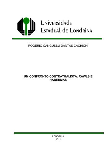 rogério cangussu dantas cachichi um confronto contratualista: rawls ...