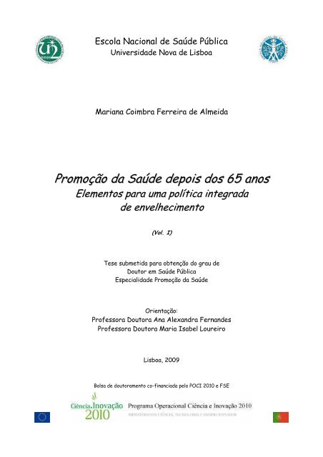 PDF) OS MUITO IDOSOS: ESTUDO DO ENVELHECIMENTO EM COIMBRA Perfis funcionais  e intervenção