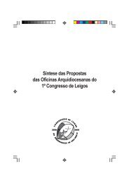 173 propostas de ação pastoral - CNBB