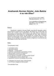 Analisando Norman Geisler, João Batista é ou não Elias? - Thiago ...