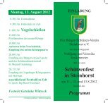 Schützenfest in Steinhorst