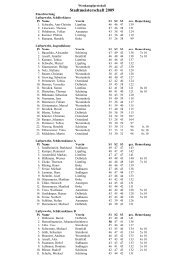 Stadtmeisterschaft 2009 - Steinhorst