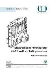 G-13.mft ccTalk(ab Version /4) - National Rejectors Inc. GmbH