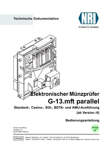 G-13.mft parallel - National Rejectors Inc. GmbH