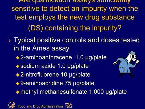 Regulation of impurities in drug substances and products