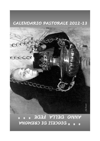 Il calendario pastorale 2012-2013 (pdf) - Diocesi di Cremona