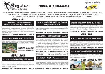 Fones: (11) 3313-0434 - Associação Sabesp