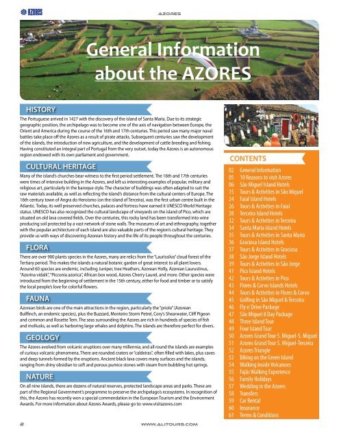 Azores - Alitours International Inc.