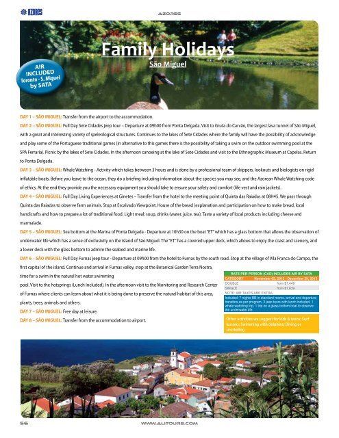 Azores - Alitours International Inc.