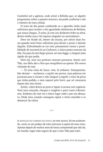 Tempo Perdido – Livro de Joaquim (PDF – 140kb) - Laura Malin