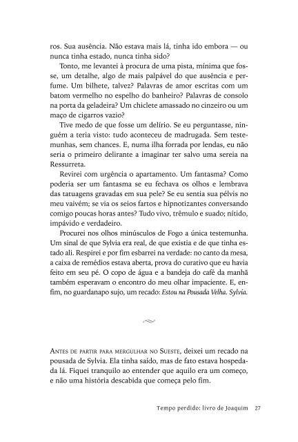 Tempo Perdido – Livro de Joaquim (PDF – 140kb) - Laura Malin