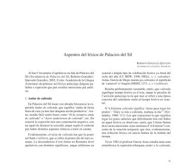 Aspeutos del léxicu de Palacios del sil - Academia de la Llingua ...