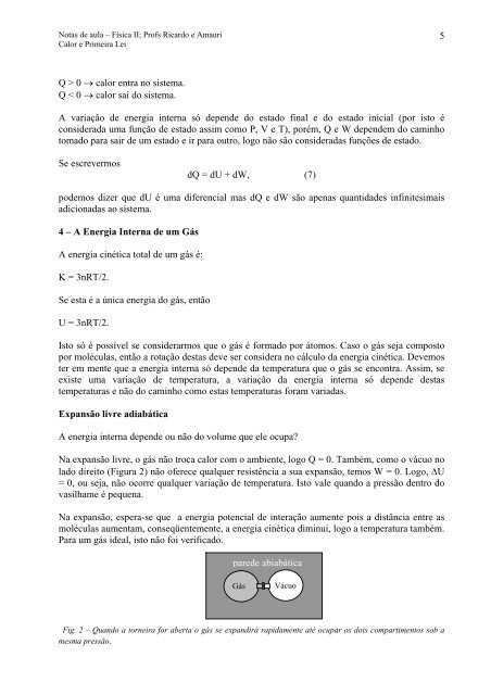 Calor e 1a lei.pdf - Unidade Acadêmica de Física - UFCG