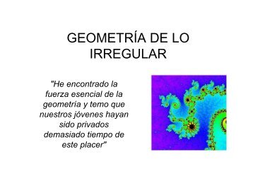 Fractales autosemejantes