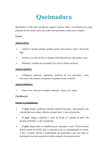 Queimadura - STF