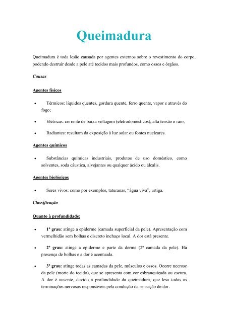 Queimadura - STF