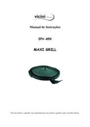 Manual de Instruções EPV-859 MAXI GRILL - Vicini