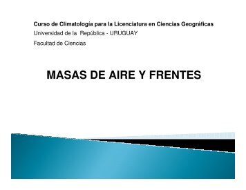 Masas de Aire y Frentes.pdf - Unidad de Ciencias de la Atmósfera