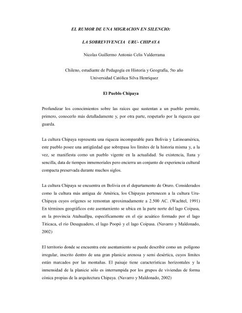 para leer la ponencia - Corredor de las Ideas