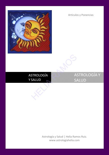 Astrología y Salud - astrologia helia ramos