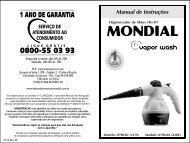 Manual Higienizador de Mãos HG-01 07-12 Rev00 - Mondial