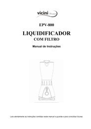 epv-800 - liquidificador com filtro - Vicini