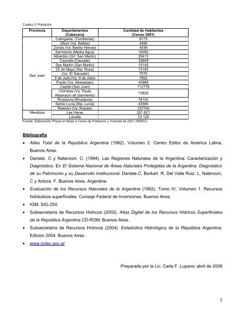 54 La cuenca del río San Juan - Subsecretaría de Recursos Hídricos