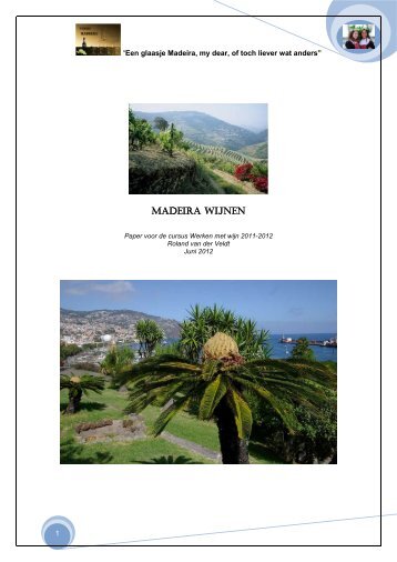 Madeira-wijnen - Het Wijninstituut
