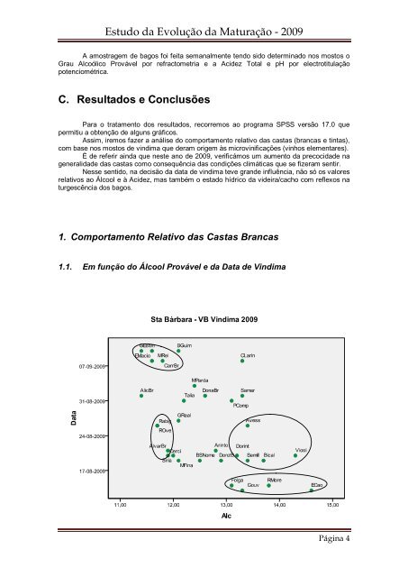 ESTUDO DA EVOLUÇÃO DA MATURAÇÃO - 2009 CENTRO DE ...