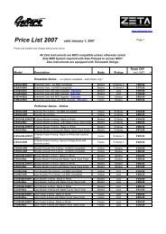 Price List 2007 valid January 1, 2007 - bassline