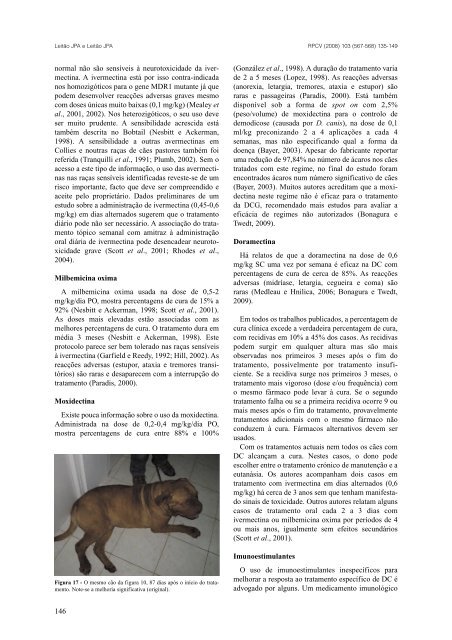 Demodicose canina Canine demodicosis - Faculdade de Medicina ...