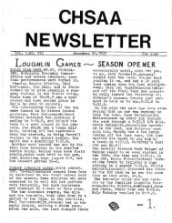 CHSAA Newsletter 1973 74 - Archbishop Molloy High School