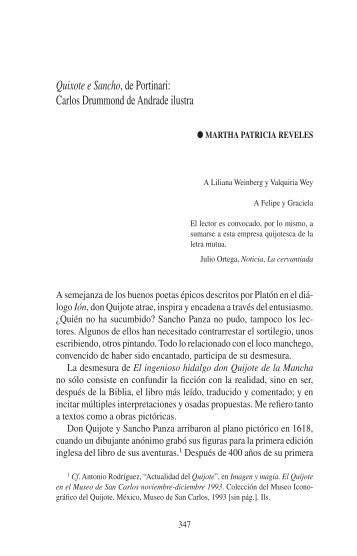 Quixote e Sancho, de Portinari: Carlos Drummond de Andrade ilustra