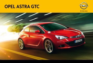 Catalogo Opel Astra GTC - Opel Portugal - Garagem Justino